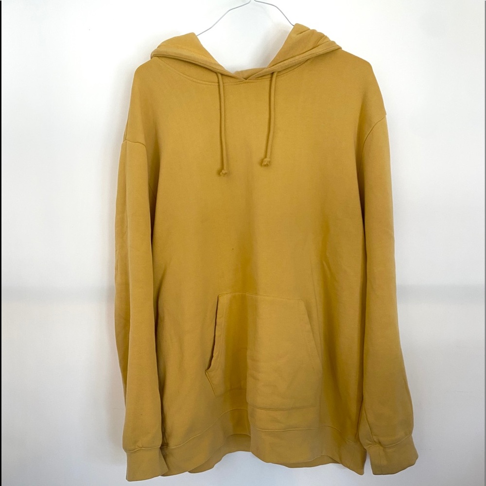 Oversize Yellow Soft Sweatshirt